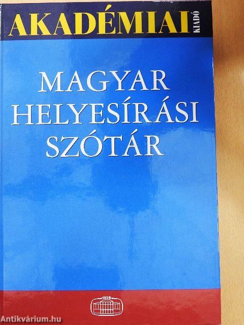 Magyar helyesírási szótár