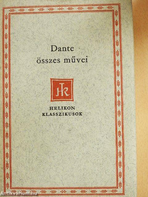 Dante összes művei