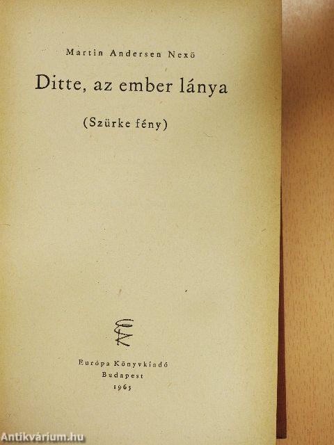 Ditte, az ember lánya