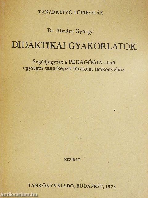 Didaktikai gyakorlatok