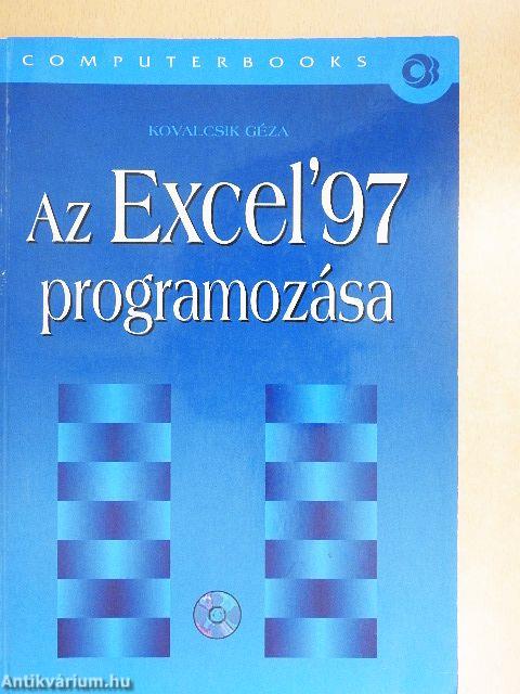 Az Excel '97 programozása