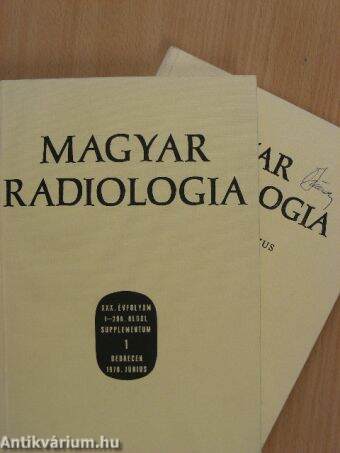 Magyar Radiologia 1978/1 + Különkiadás