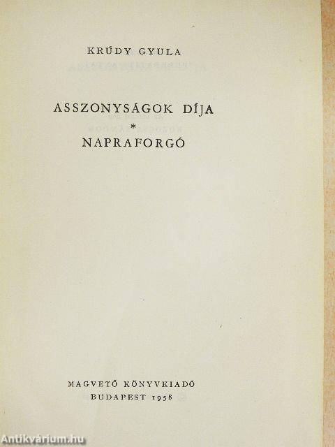 Asszonyságok díja/Napraforgó