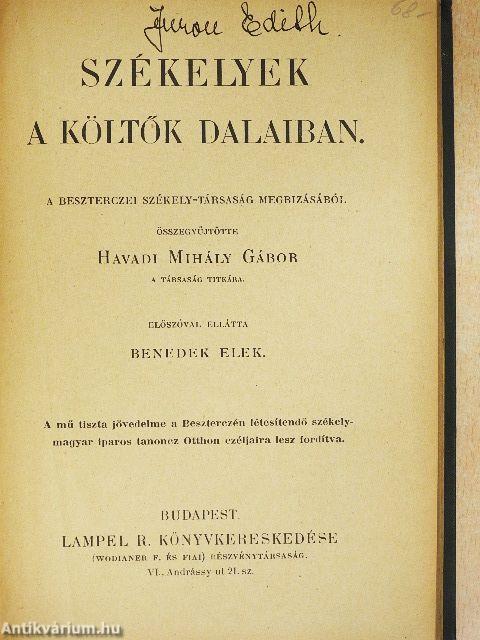 Székelyek a költők dalaiban