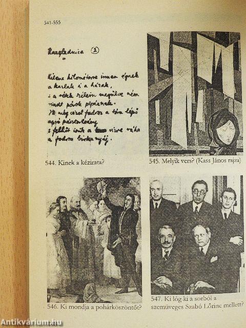 Tudáspróba - Magyar irodalom