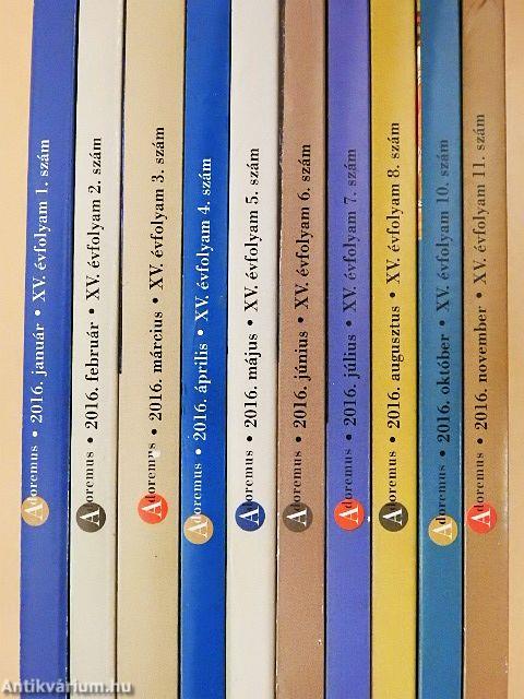 Adoremus 2016. (nem teljes évfolyam)