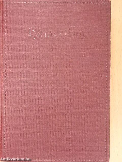 Hamerlings Sämtliche Werke 13-16. (gótbetűs)