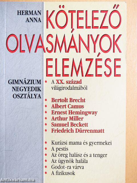 Kötelező olvasmányok elemzése 8.