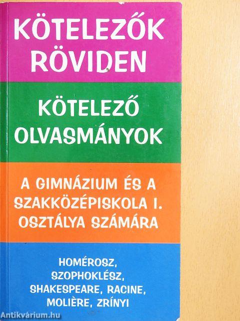 Kötelező olvasmányok