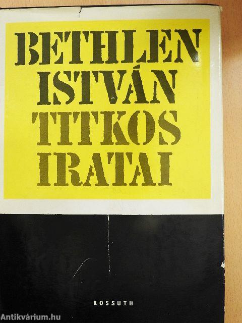 Bethlen István titkos iratai