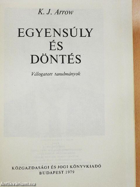 Egyensúly és döntés