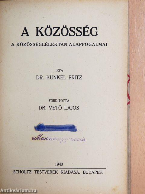 A közösség