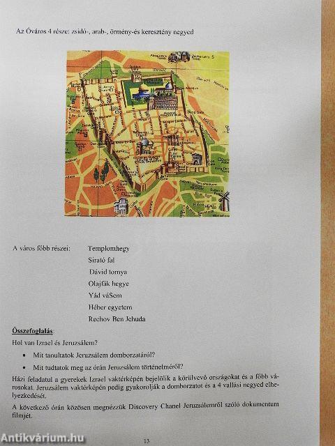 Izrael képeslapjai az oktatás szolgálatában