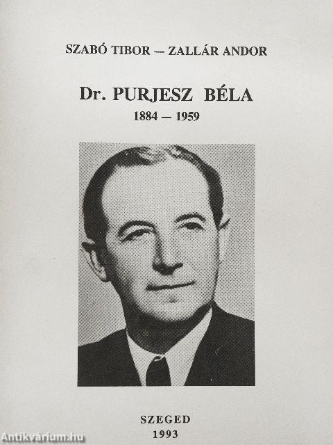 Dr. Purjesz Béla