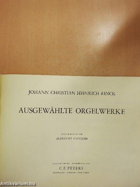 Ausgewählte Orgelwerke