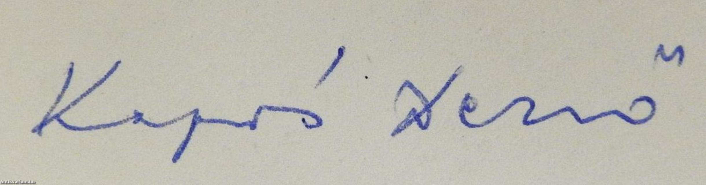 Anyám halálai (dedikált példány)