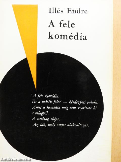 A fele komédia (dedikált példány)