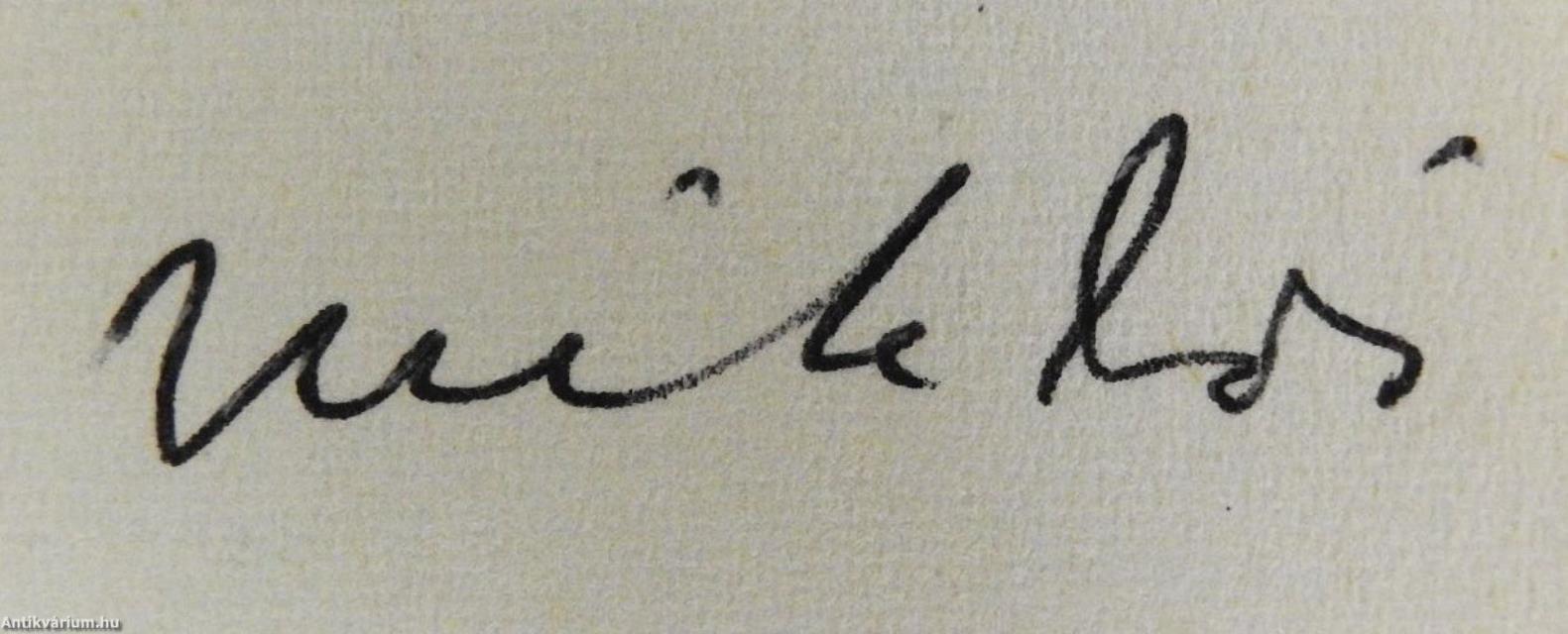 A zsenik iskolája (dedikált példány)