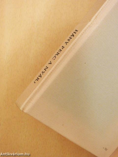 Hány perc a nyár? (dedikált példány)