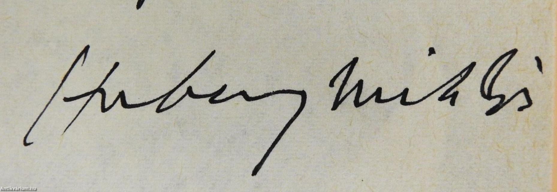 A dráma sorsa (dedikált példány)