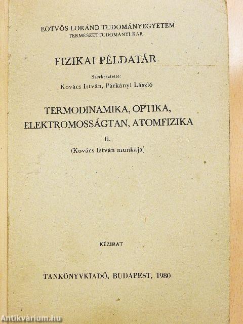 Fizikai példatár II.