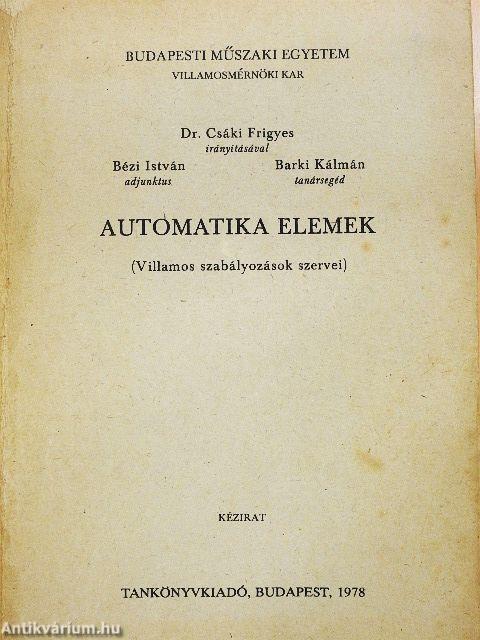 Automatika elemek