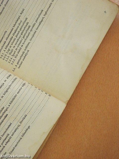 Kalorikus gépek üzeme