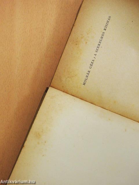 A szerelmes kisinas (dedikált példány)