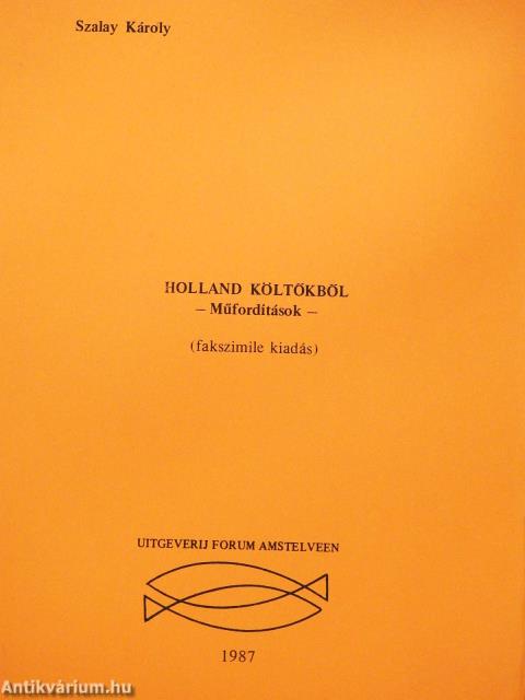 Holland költőkből (dedikált példány)