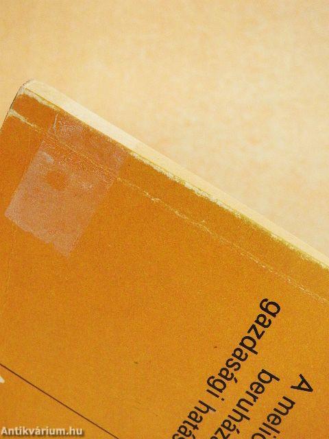 A meliorációs beruházások gazdasági hatásai