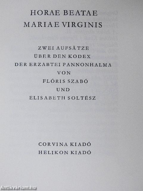 Horae Beatae Mariae Virginis