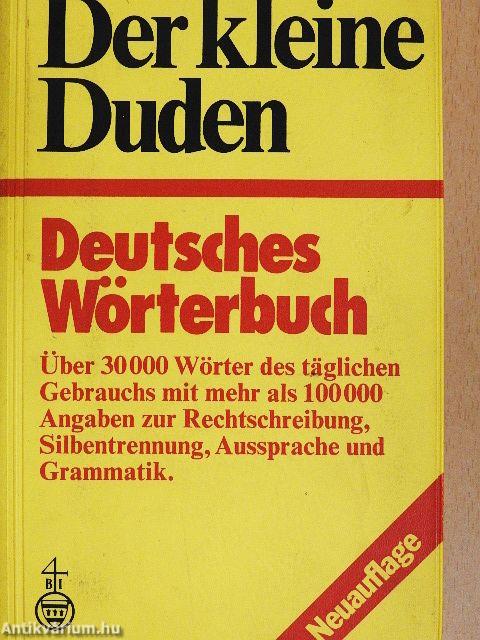 Der kleine Duden - Deutsches Wörterbuch