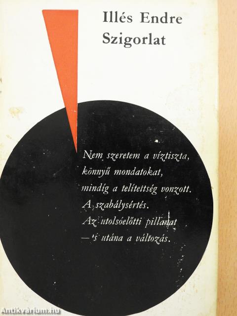 Szigorlat (dedikált példány)