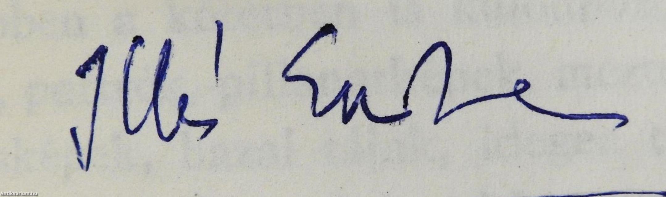 Szigorlat (dedikált példány)