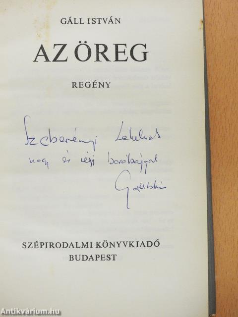 Az öreg (dedikált példány)