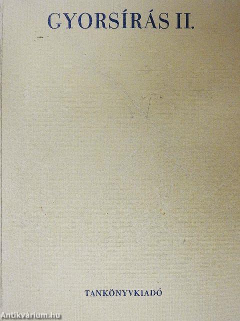 Gyorsírás II.