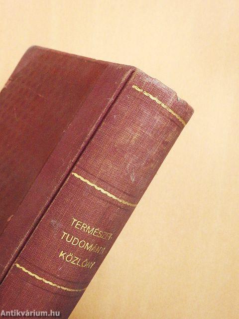 Természettudományi Közlöny 1916. január-deczember/Pótfüzetek a Természettudományi Közlönyhöz 1916. január-deczember