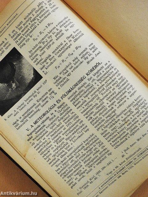 Természettudományi Közlöny 1934. január-december/Pótfüzetek a Természettudományi Közlönyhöz 1934. január-december