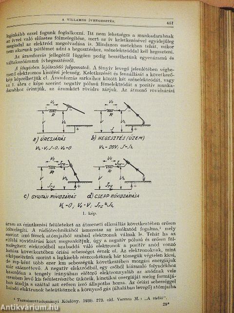 Természettudományi Közlöny 1934. január-december/Pótfüzetek a Természettudományi Közlönyhöz 1934. január-december
