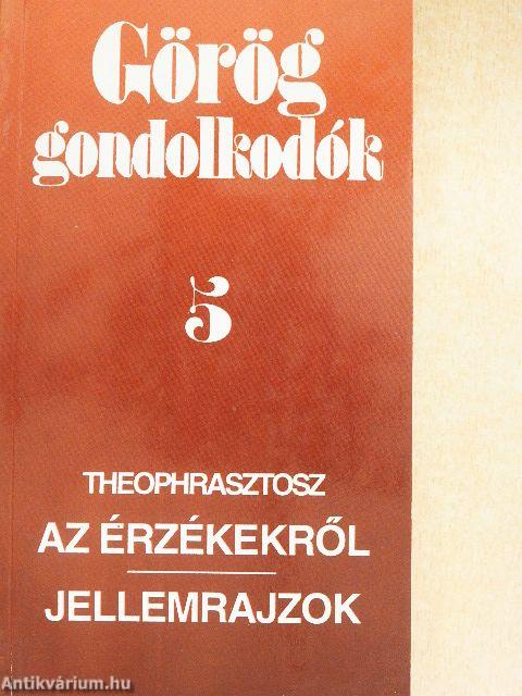 Görög gondolkodók 5.