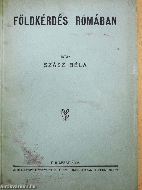 Földkérdés Rómában