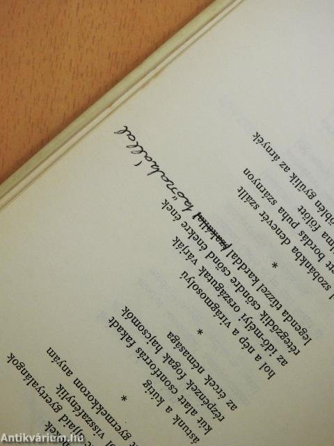 Hegedős-ének (dedikált példány)