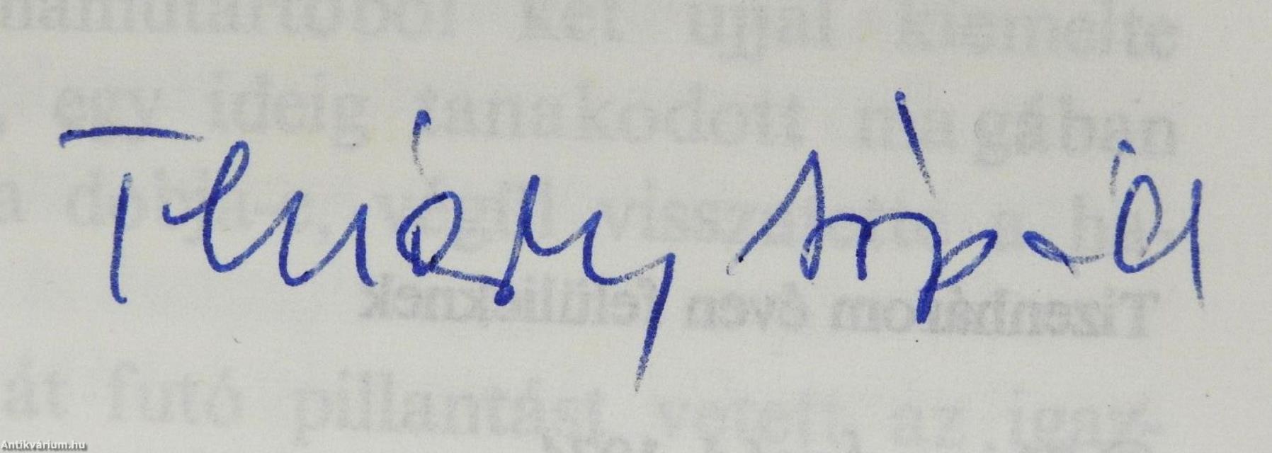 Hosszú szökés (dedikált példány)