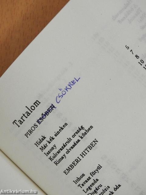 Esték a körmönfonóban (dedikált példány)