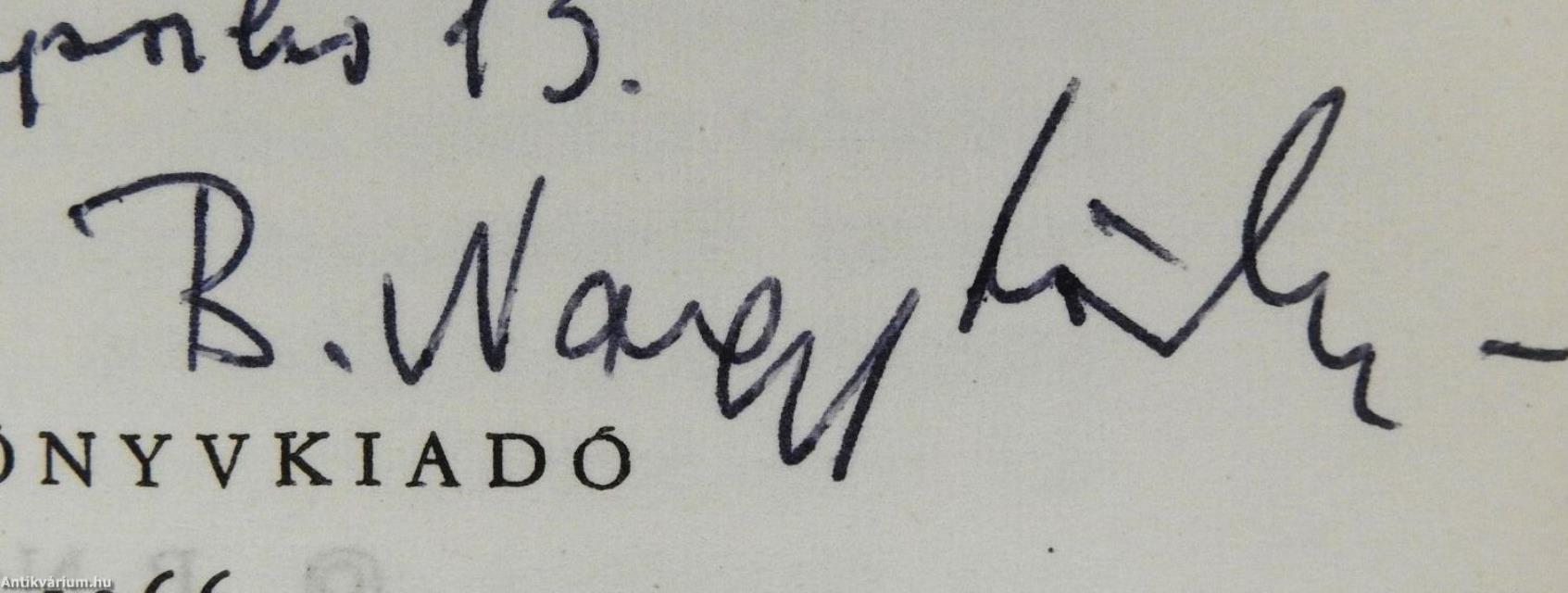 A teremtés kezdetén (dedikált példány)