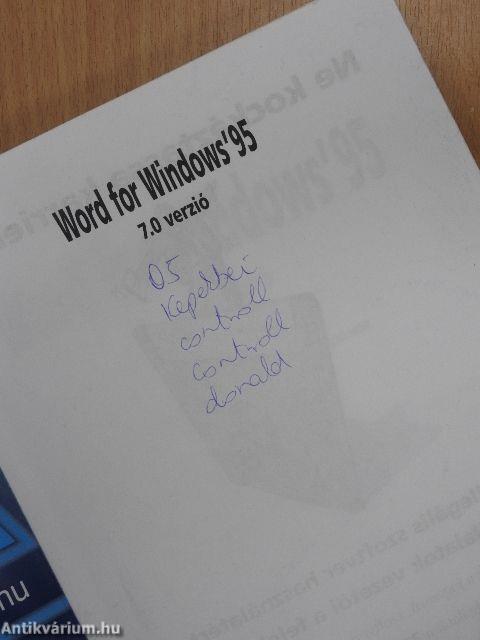 Word for Windows '95