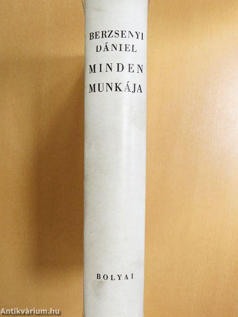 Berzsenyi Dániel minden munkája