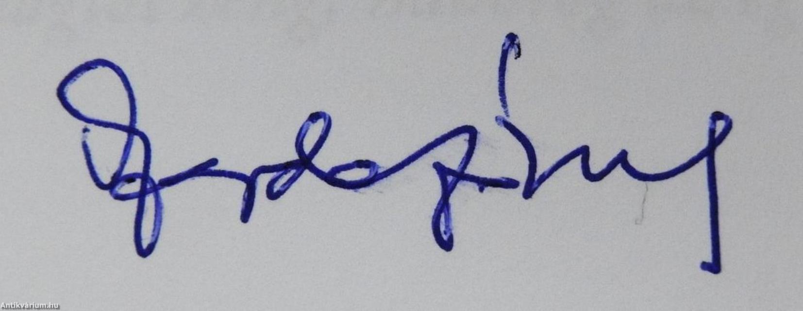 A hajótörött (dedikált példány)