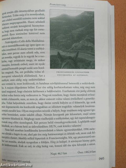 Vetett ágyunk kemény nyeregkápa ...2. (dedikált példány)