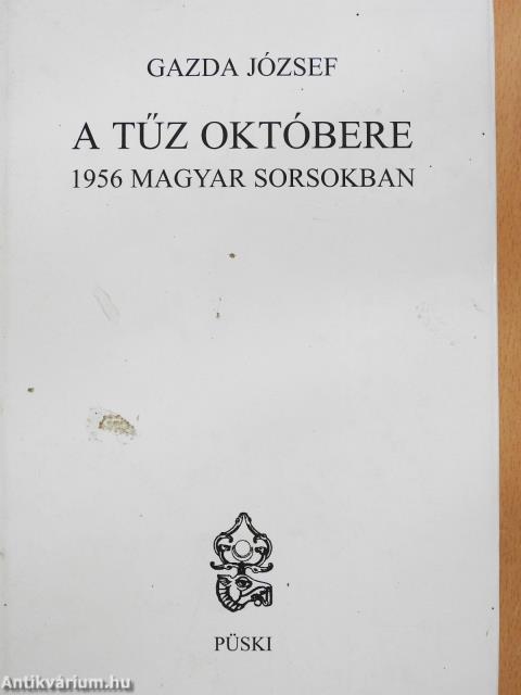 A tűz októbere (dedikált példány)